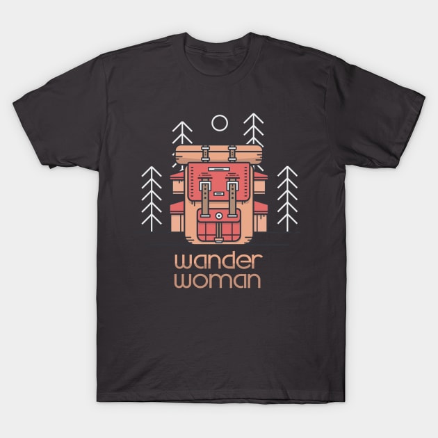 Wander Woman T-Shirt by LaarniGallery
